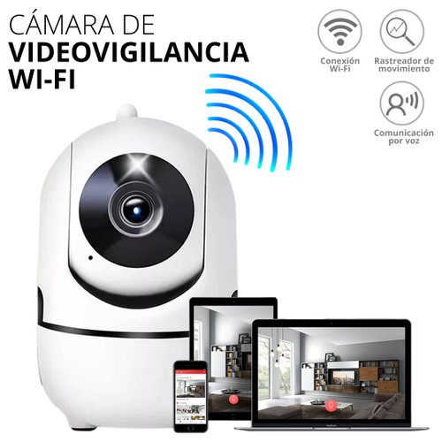 Camara Wifi De Seguridad Y Vigilancia Ip Con Luz Y Microfono