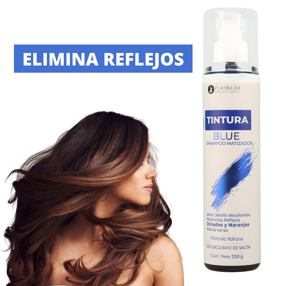Matizador Profesional Platinum Azul Eliminador De Reflejos