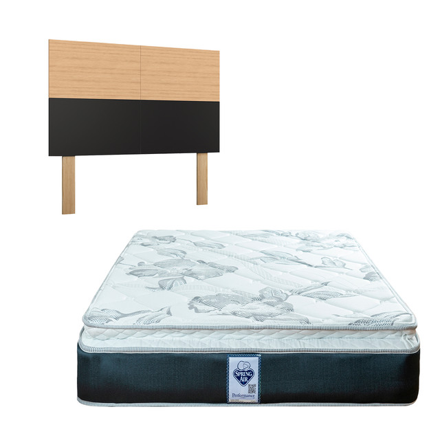 Colchón Matrimonial Smith Spring Air + Cabecera