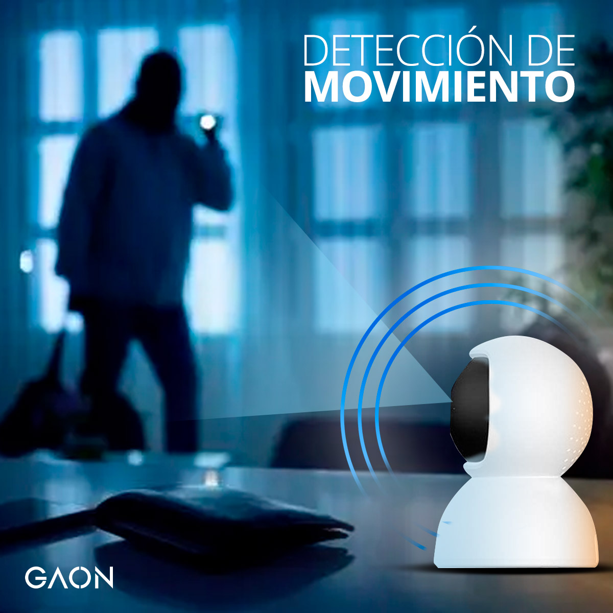 Camara De Vigilancia Y Seguridad Ip Con Sensor De Movimiento