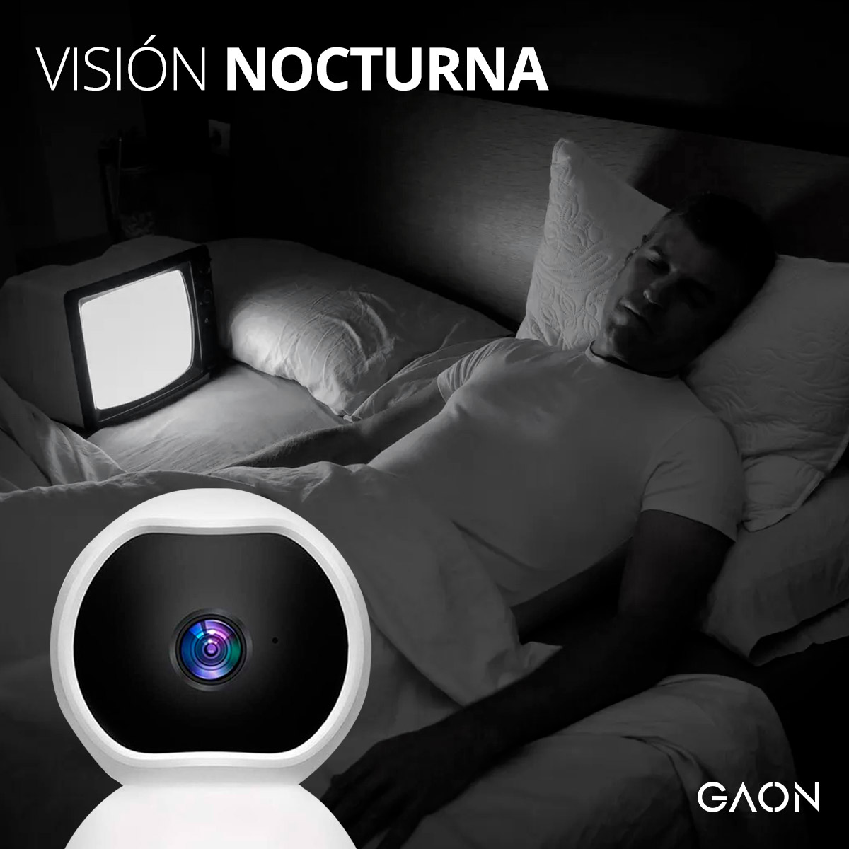 Camara De Vigilancia Y Seguridad Ip Con Sensor De Movimiento