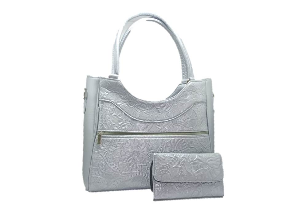 Bolsa Marina Plata / Camila Puff