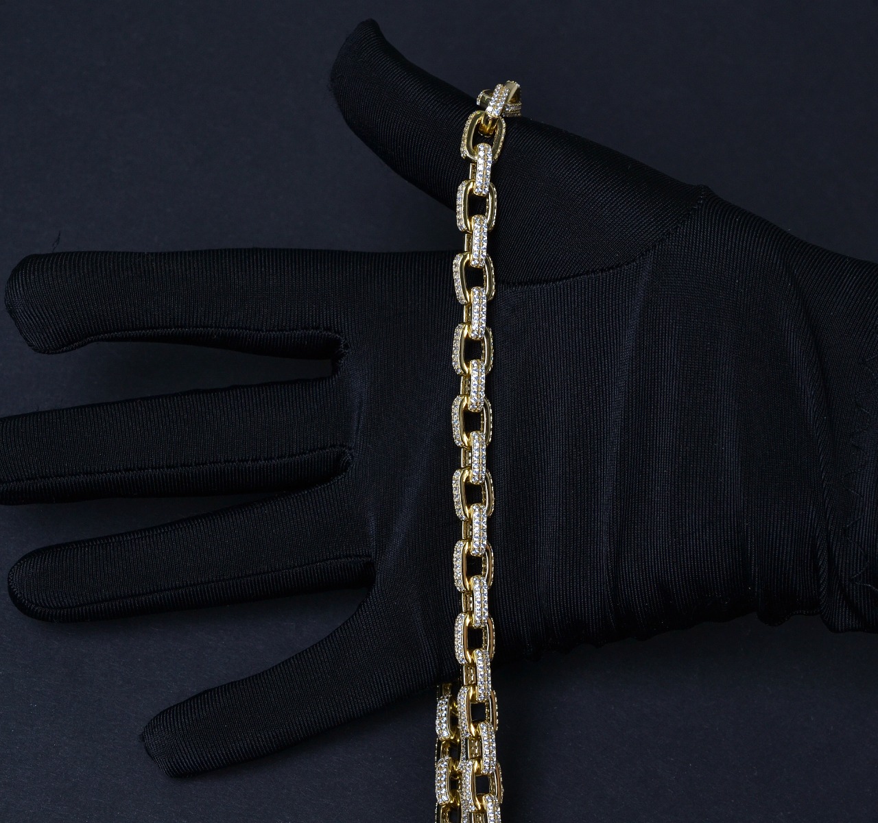 Cadena Ancla Plata Ley 925 Caballero 65cm - 8mm Italiana