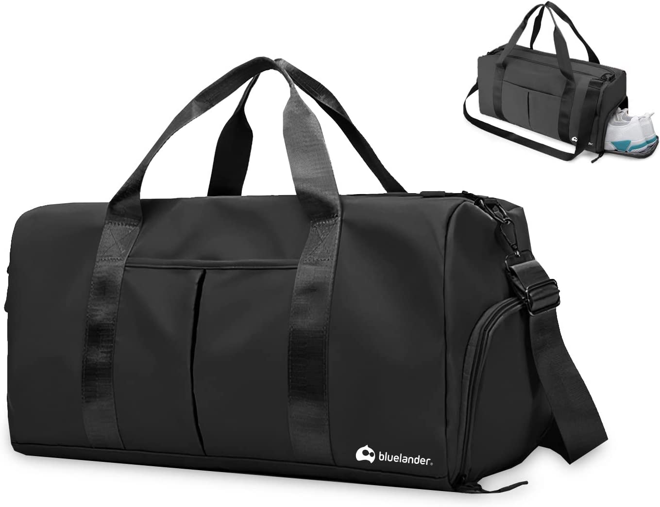 Maleta Deportiva de Mano para Gimnasio Bluelander color Negro