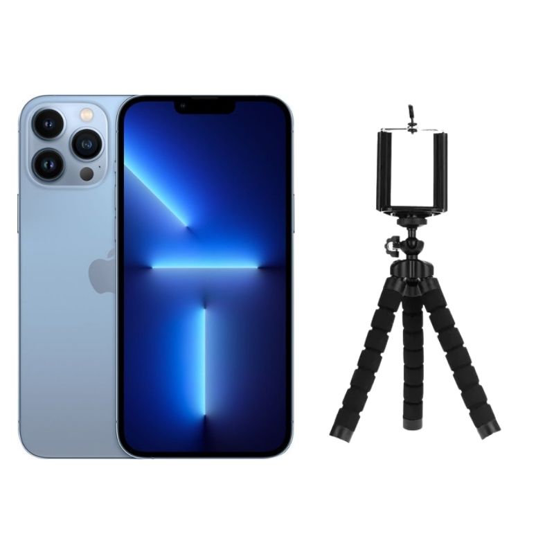 iPhone 13 Pro Max Azul Reacondicionado Grado A 512gb + Trípode