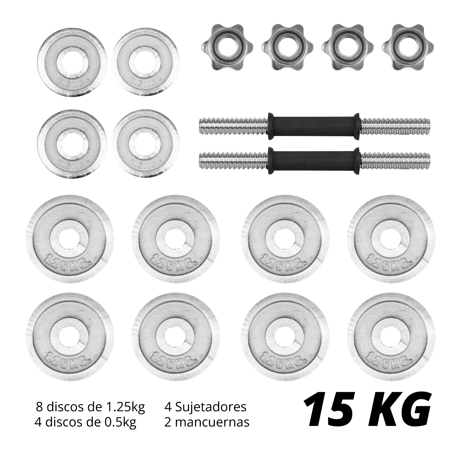 Set de mancuernas 15kg