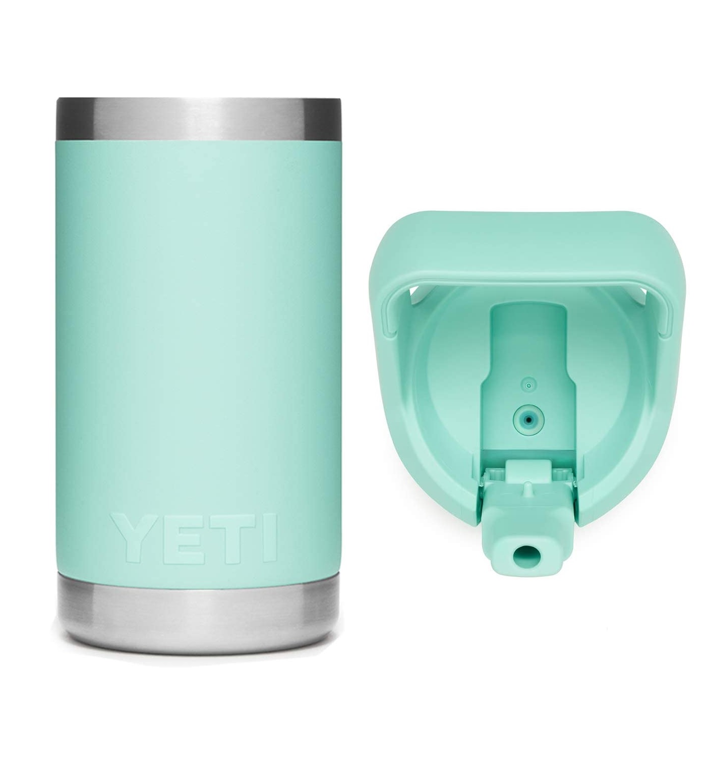 Termo Yeti Kids Rambler jr. 12 Oz  Con Tapa De Popote Seafoam