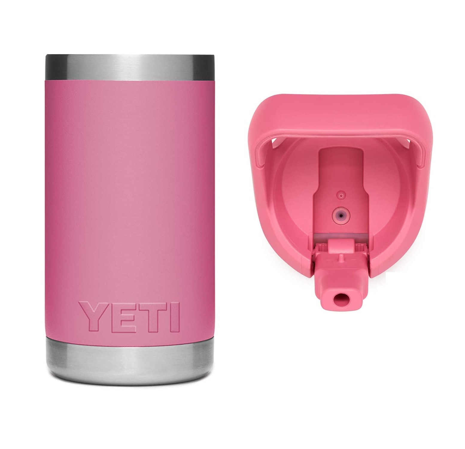 Termo Yeti Rosa Termo Yeti Kids Rambler jr. 12 Oz Con Tapa De Popote Rosa