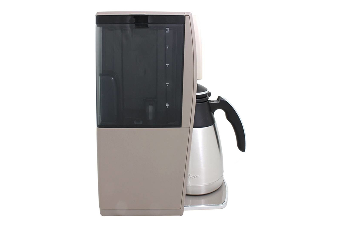 CAFETERA 10 TAZAS PROGRAMABLE JARRA TERMICA ACERO INOXIDABLE PLATEADA OSTER MODELO BVSTDC4411-013