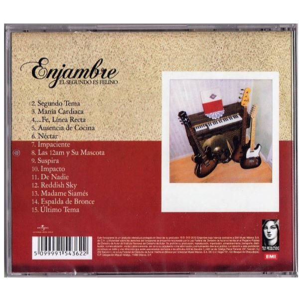 CD Enjambre ~ El segundo es felino 