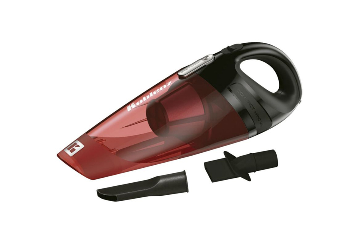 ASPIRADORA DE MANO 12V ROJO/NEGRO KOBLENZ MODELO HV-12 KG4