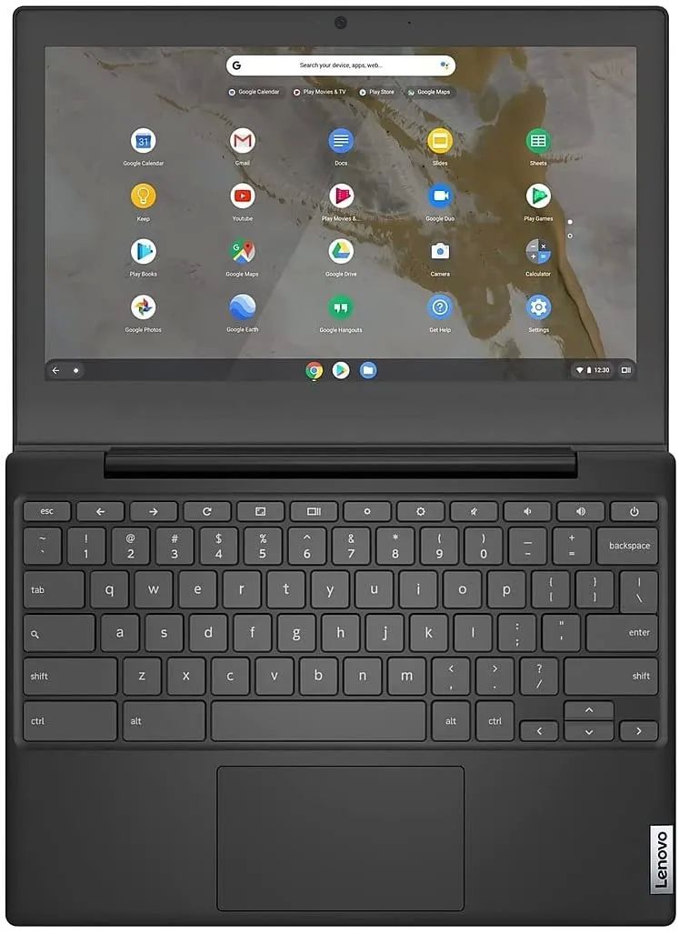  Laptop Lenovo Ideapad 3 Chromebook 11.6 Pulgadas Hd 1366 X 768 Px Intel Celeron N4020 1.10ghz 32gb Ssd 4gb Ram Google Chrome Os Negro