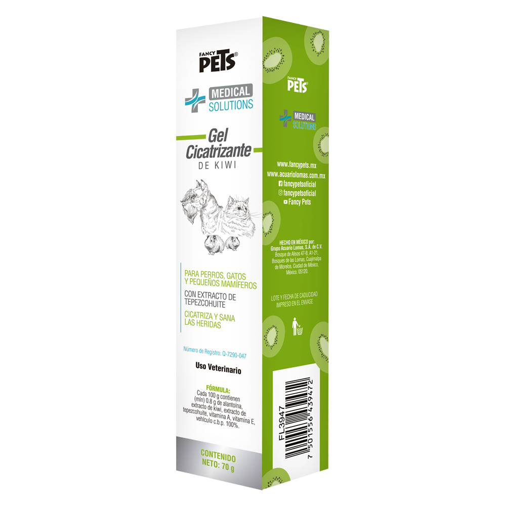 Gel Cicatrizante Kiwi Vitam. Heridas Medical Solutions 70g 