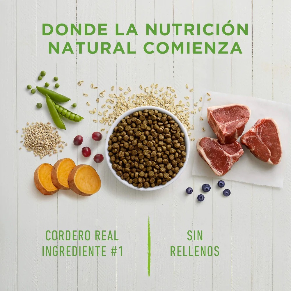 Instinct Be Natural Alimento para perro con Carne de Cordero 10.8 kg.