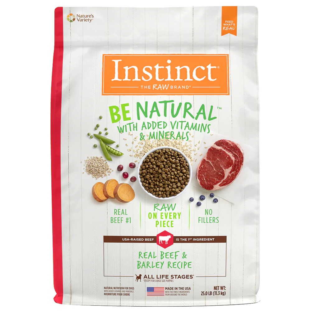 Instinct Be Natural Alimento para perro con Carne de Res 11.3 kg.
