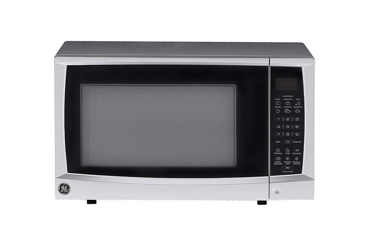 HORNO MICROONDAS 0.7P3 BOTON PLATA/NEGRO GENERAL ELECTRIC MODELO JES70SE