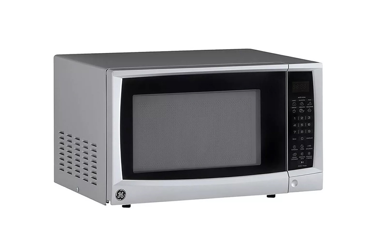HORNO MICROONDAS 0.7P3 BOTON PLATA/NEGRO GENERAL ELECTRIC MODELO JES70SE