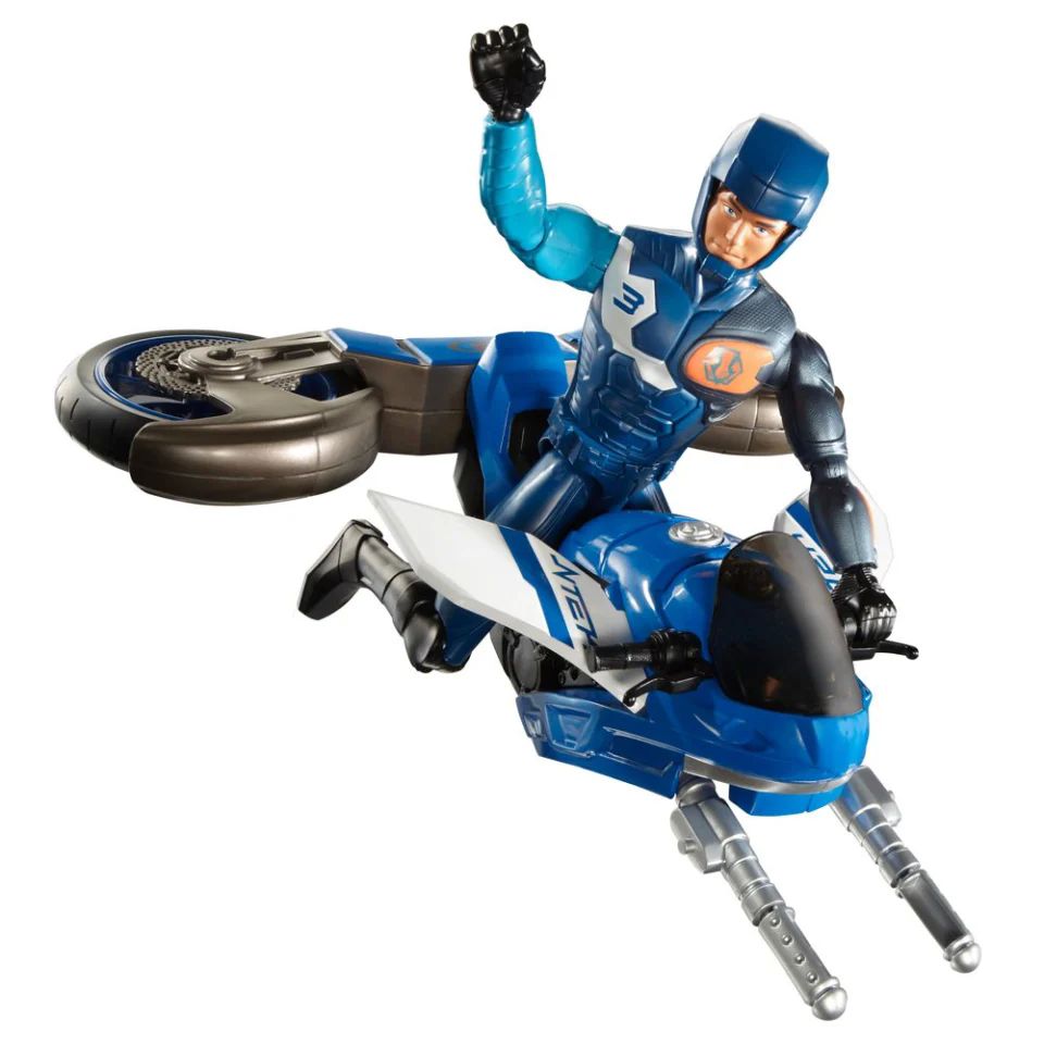 MAX STEEL MUÑECO MOTO TRANSFORMACION MATTEL MODELO W8375