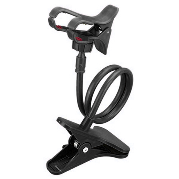 Soporte Flexible Pinza para Celular Negro