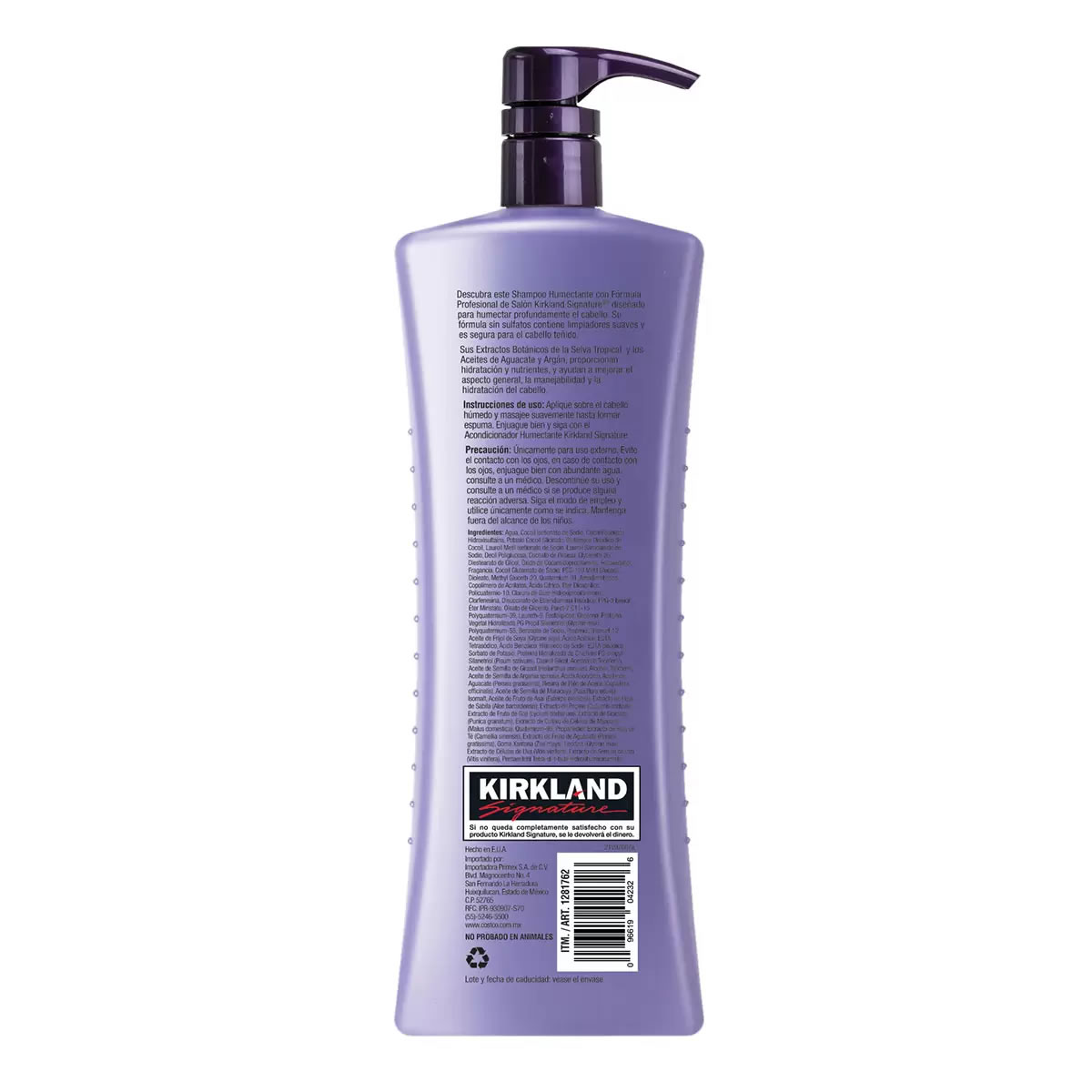 Shampoo Humectante 1l Vegano Kirkland Signature 1281762 CST