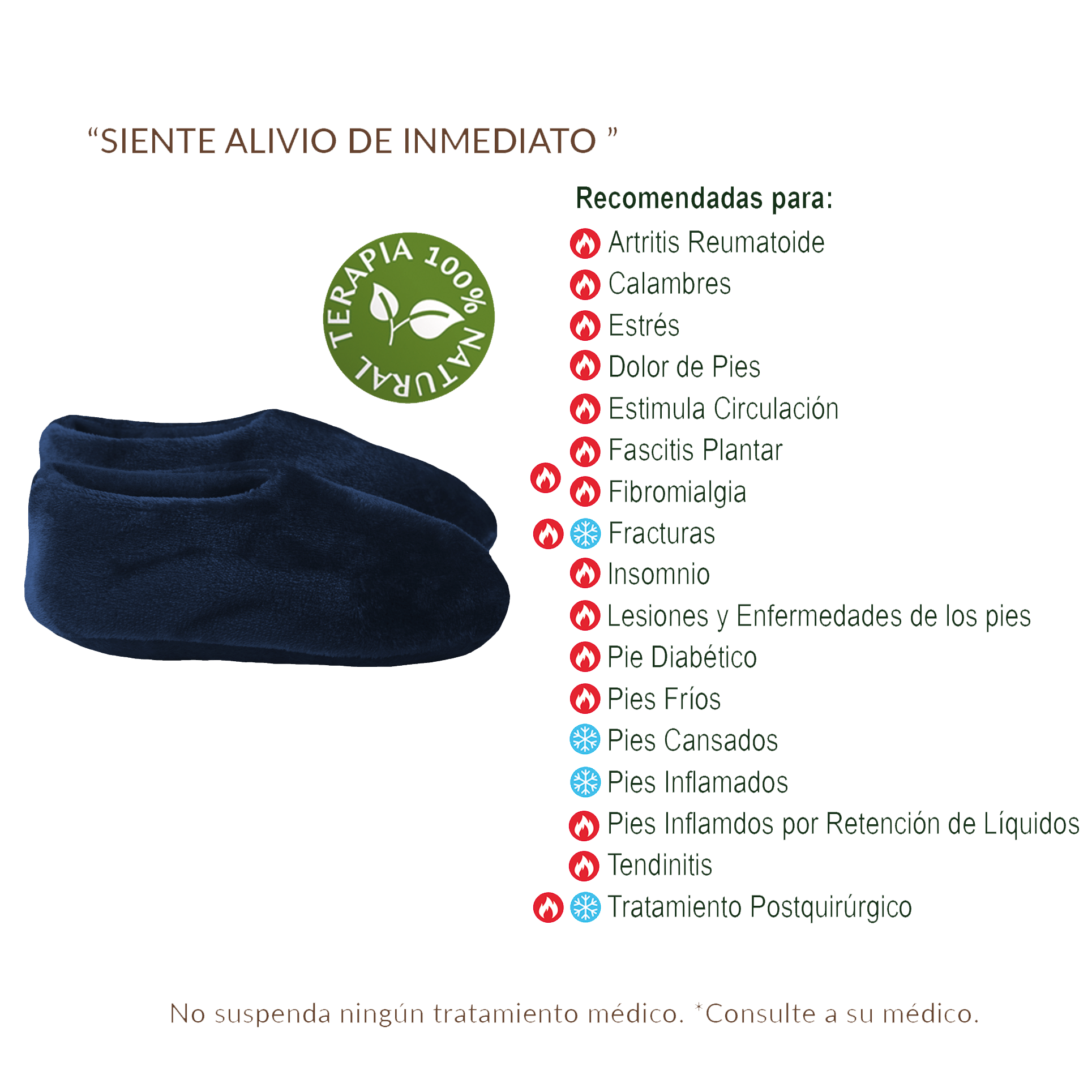 PANTUFLAS Terapéuticas Curativas UNISEX Y 1 ANTIFAZ DE REGALO. Desarrolladas por FISIOTERAPEUTAS Y ORTOPEDISTAS. ALIVIO INMEDIATO a cualquier DOLOR O MALESTAR DE PIES. ANALGÉSICAS, RELAJANTES Y DESINFLAMATORIAS. Calefactables en Microondas.