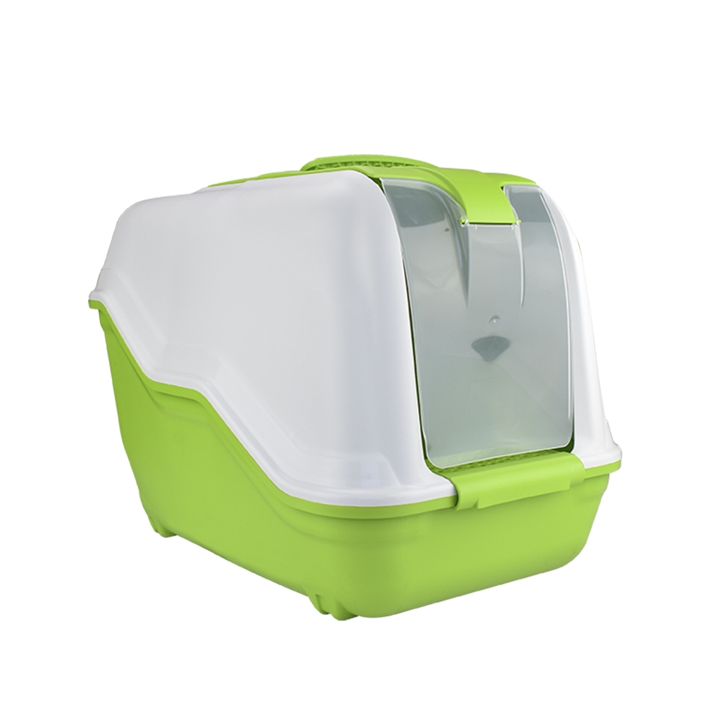 Arenero Tapa Y Puerta Gatos Filtro De Olores Pala Abatible