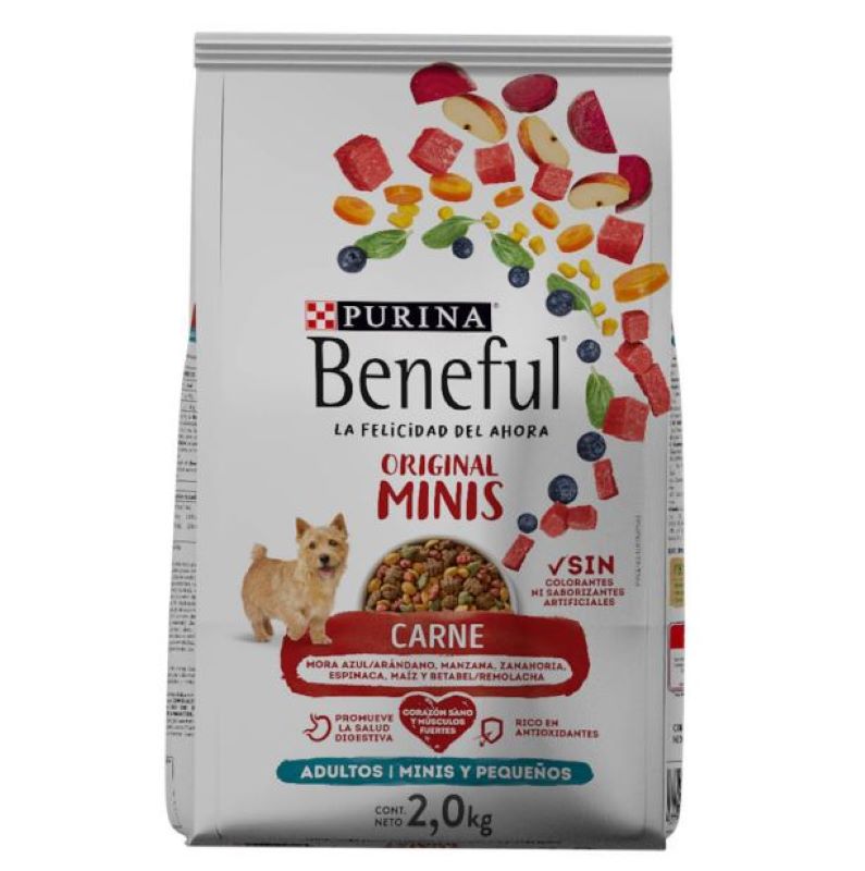 Croquetas para Perro Beneful Minis y Pequeño 2 KG