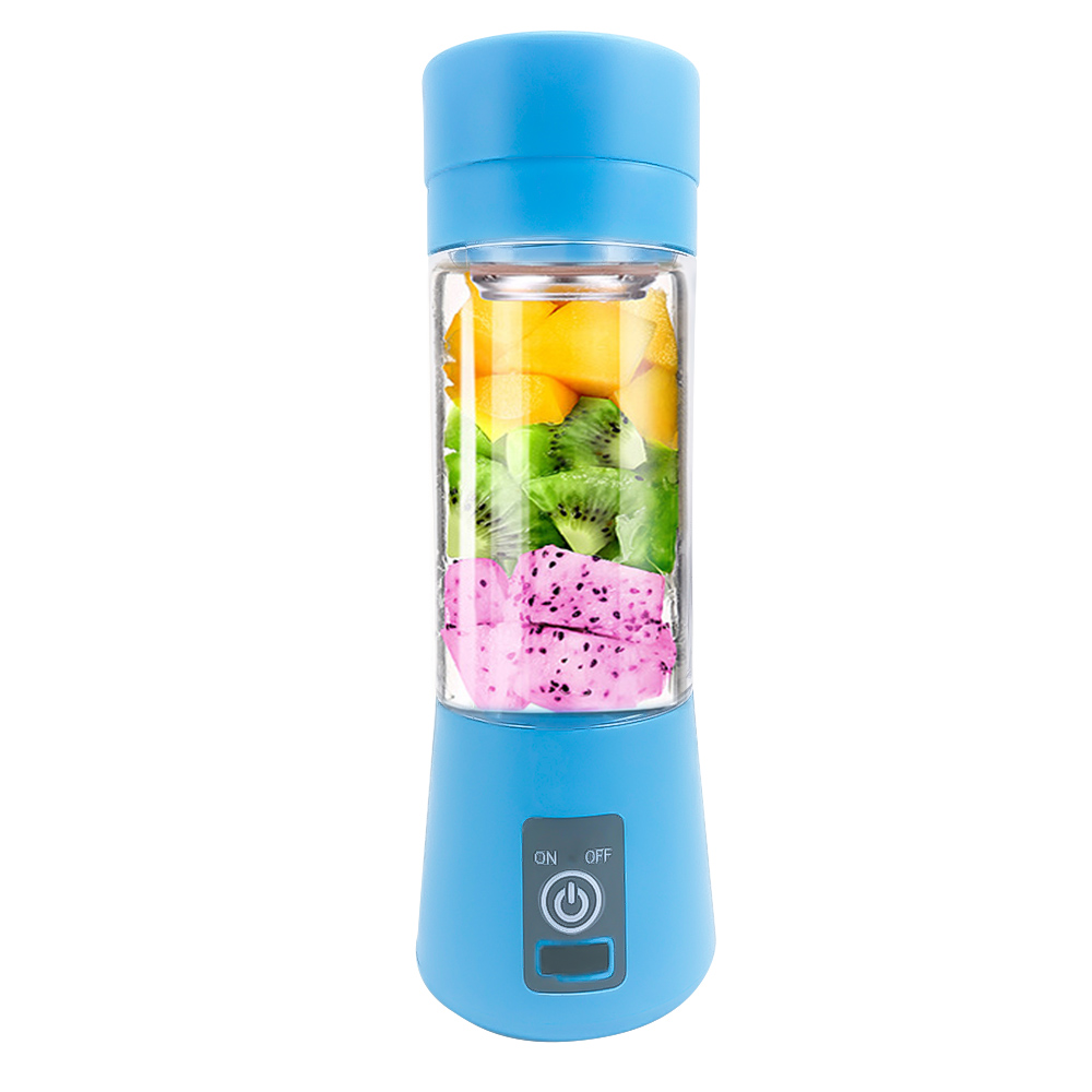 Mini Licuadora para Jugos con Vaso Portatil Carga Usb 4 Potentes Aspas y Capacidad de 380 mililitros / Master / MH-MBLENDER