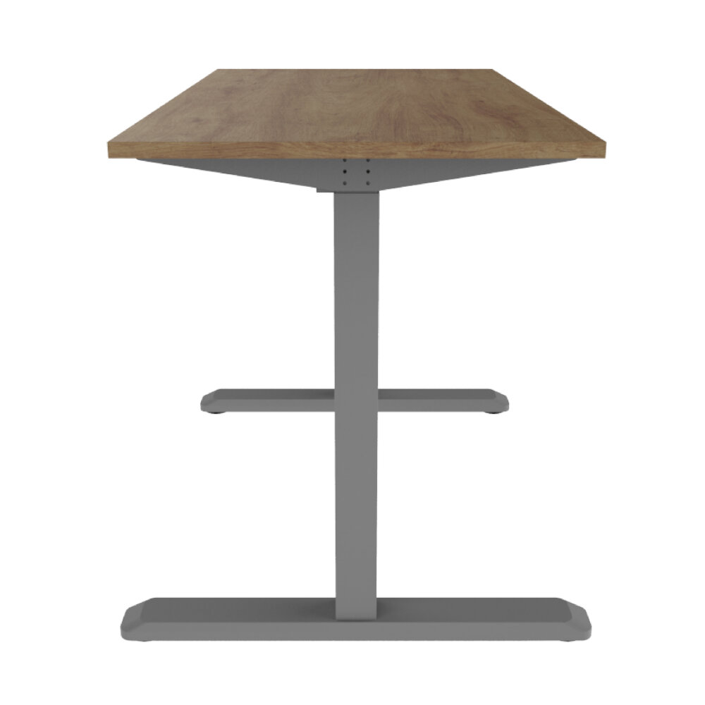 Línea Italia Escritorio Eléctrico Livello 526 | Altura Programable y Ajustable/Color Eucalipto | Diseño Ergonómico y Moderno con Tecnología Que Brinda Bienestar al Trabajar 