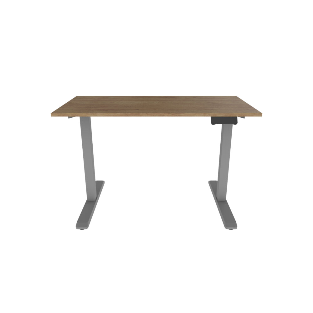 Línea Italia Escritorio Eléctrico Livello 527 | Altura Programable y Ajustable/Color Eucalipto | Diseño Ergonómico y Moderno con Tecnología Que Brinda Bienestar al Trabajar 