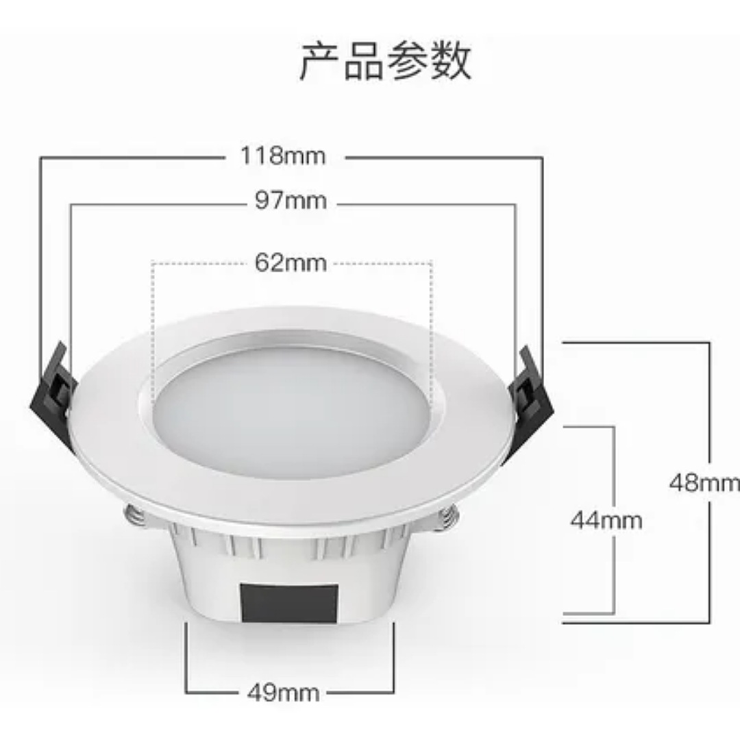 Lampara Luz Led De Techo Bluetooth Inteligente Lámpara Rgb