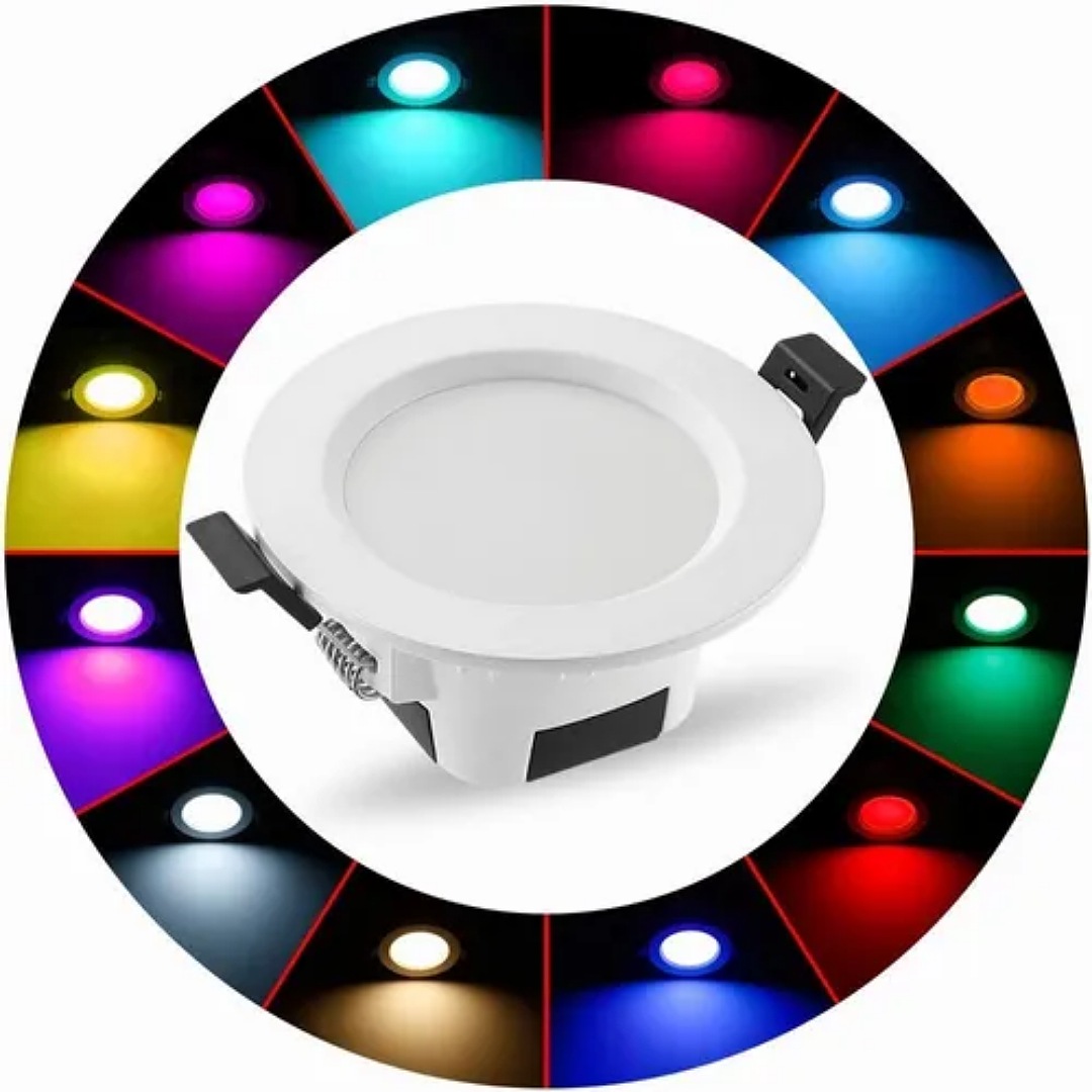 Lampara Luz Led De Techo Bluetooth Inteligente Lámpara Rgb