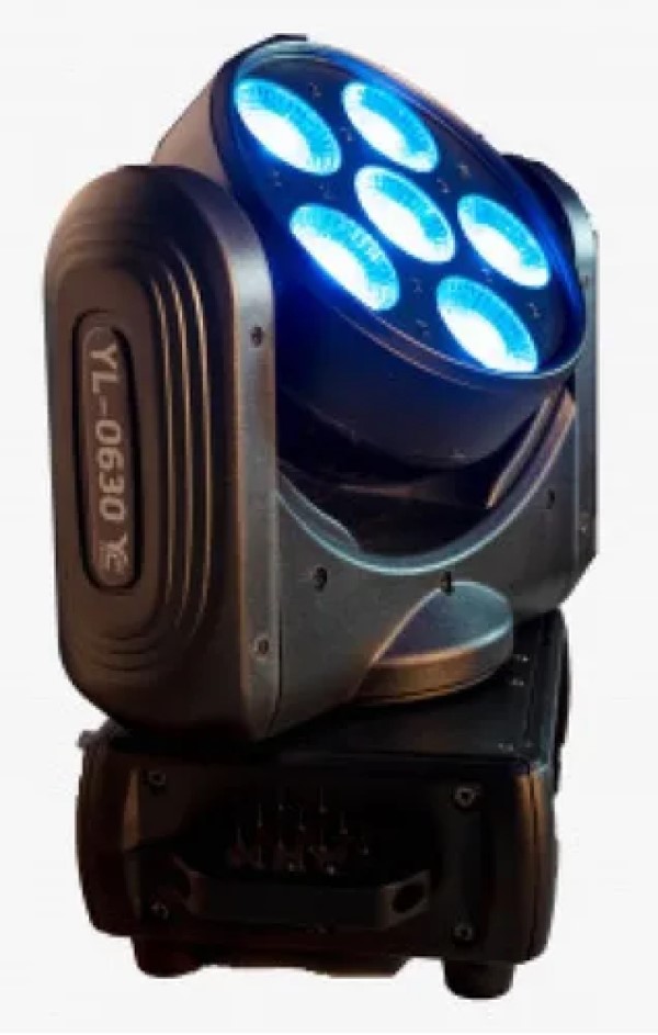 Cabeza Movil Profesional Tipo Wash 6 Leds 30w Yc Light