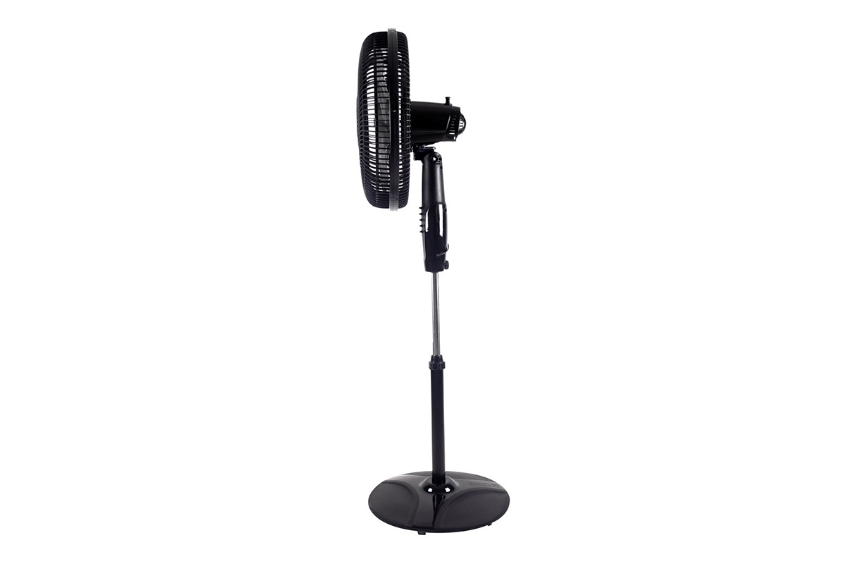 VENTILADOR DE PEDESTAL 18P 3VEL ECOJET NEGRO TAURUS MODELO SILENT POWER