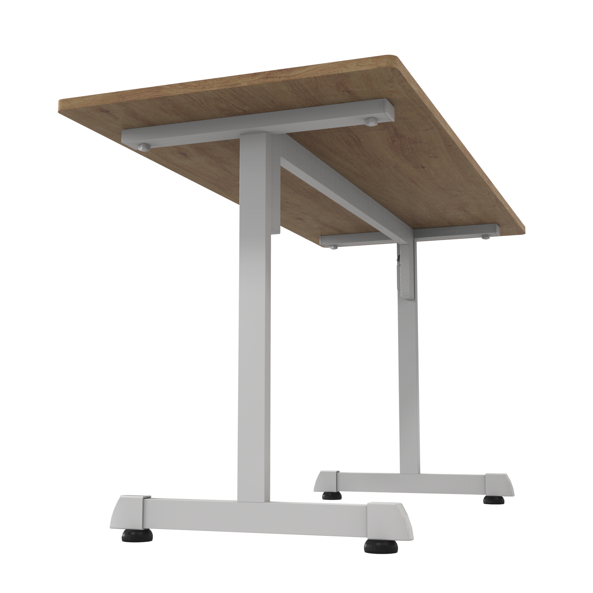 Línea Italia Mesa Multiusos Mod.111 / Color Eucalipto-Blanco |Adaptable al Hogar, Oficina o Estudio|Material de Alta Calidad|Resistente y Duradero |Fácil Armado