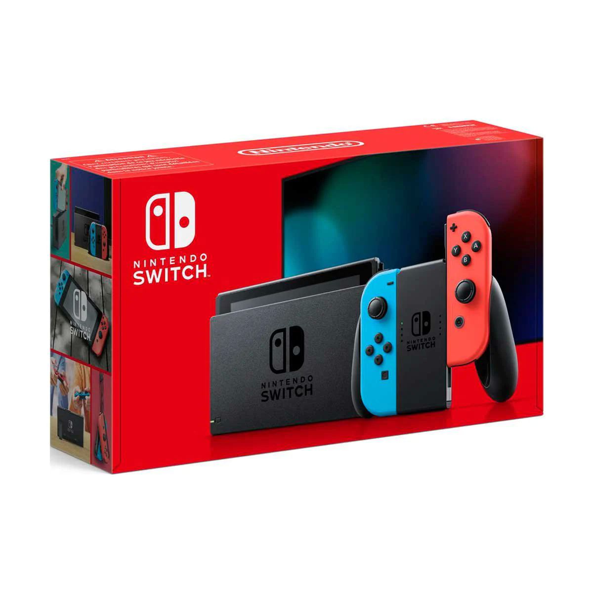 Nintendo Switch 32gb Standard Color Rojo Neón, Azul Neón Y Negro