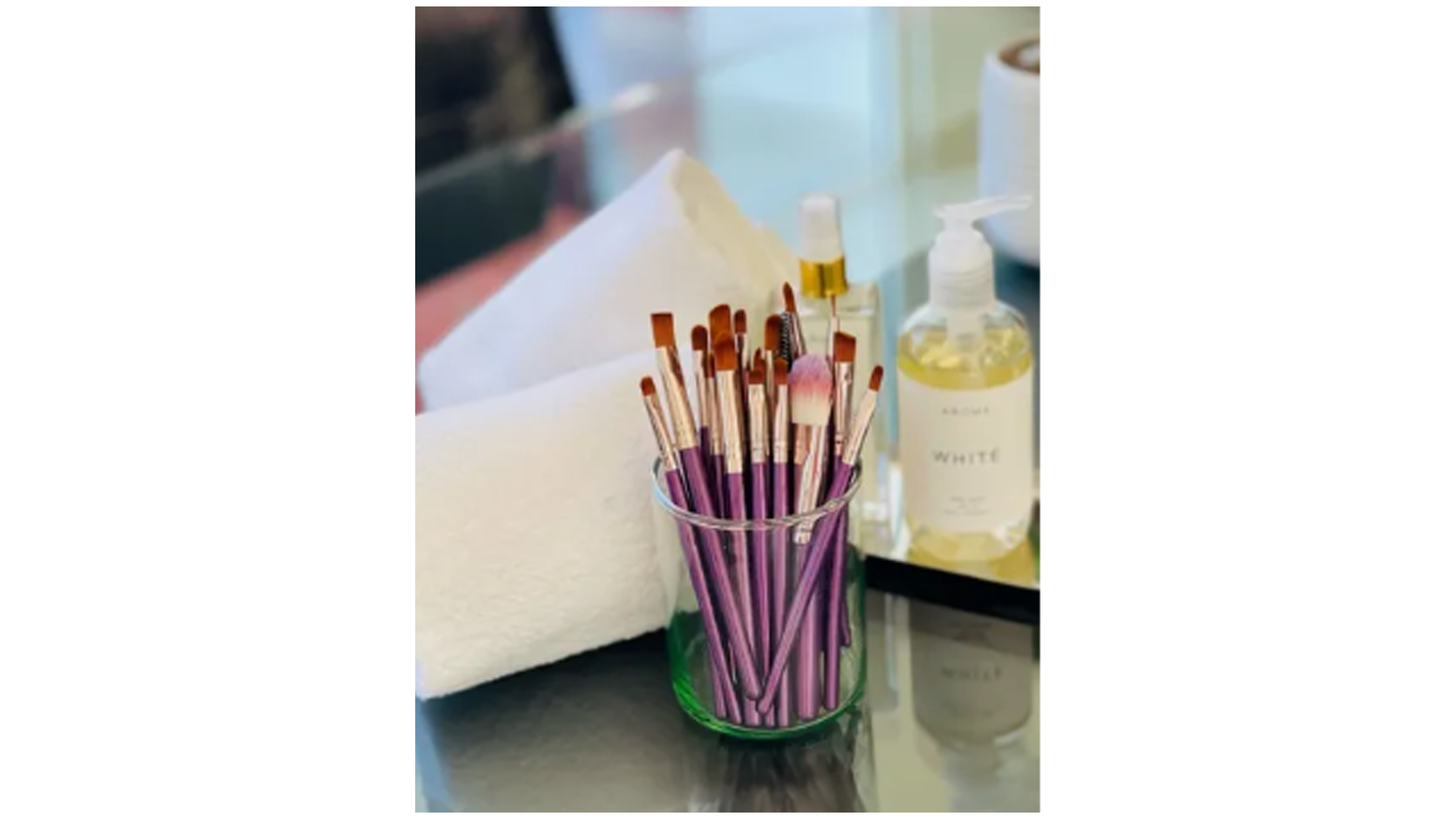 Set De Brochas Maquillaje Profesional De Ojos 20 Brochas Violeta