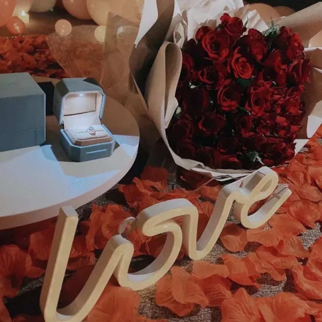 Luz De Neón Lampara Led Decorativa Labio Love Batería/ Usb