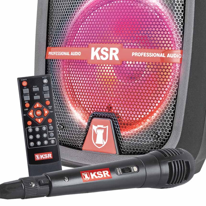 Bocina Kaiser Msa-7908 Con Bluetooth Negra 100v/240v