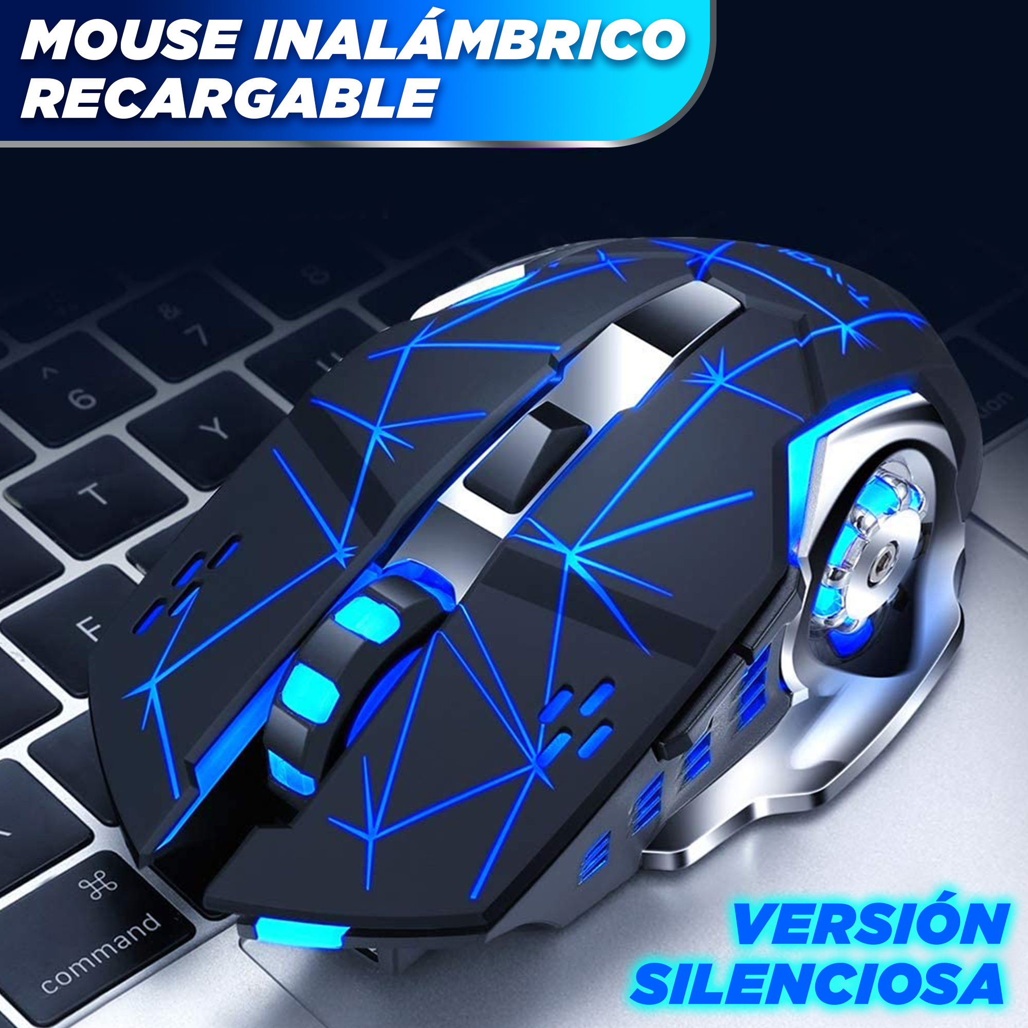 Mouse Gamer Inalámbrico T-wolf Q13 Silencioso