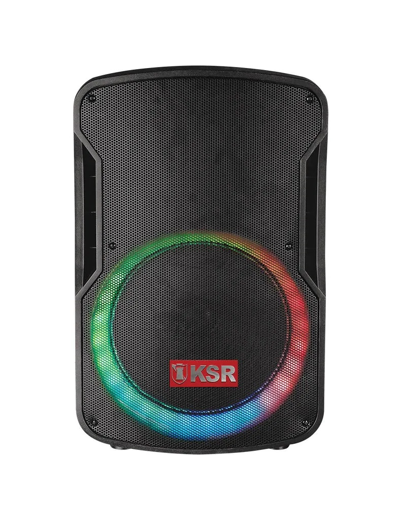 Bafle Recargable De 15" Msa-7515nd con luces Neon Tecnologia KSR Lin