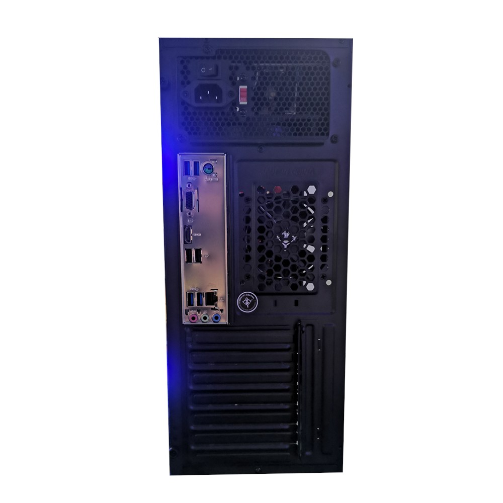 Pc Gamer JATS Ryzen 5 4650G Pro / 16 GB Ram /250 GB SSD / +wifi color Negro con Rojo		