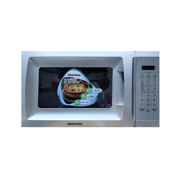 HORNO DE MICROONDAS DAEWOO DMDP07S2C PLATEADO 20L 120V