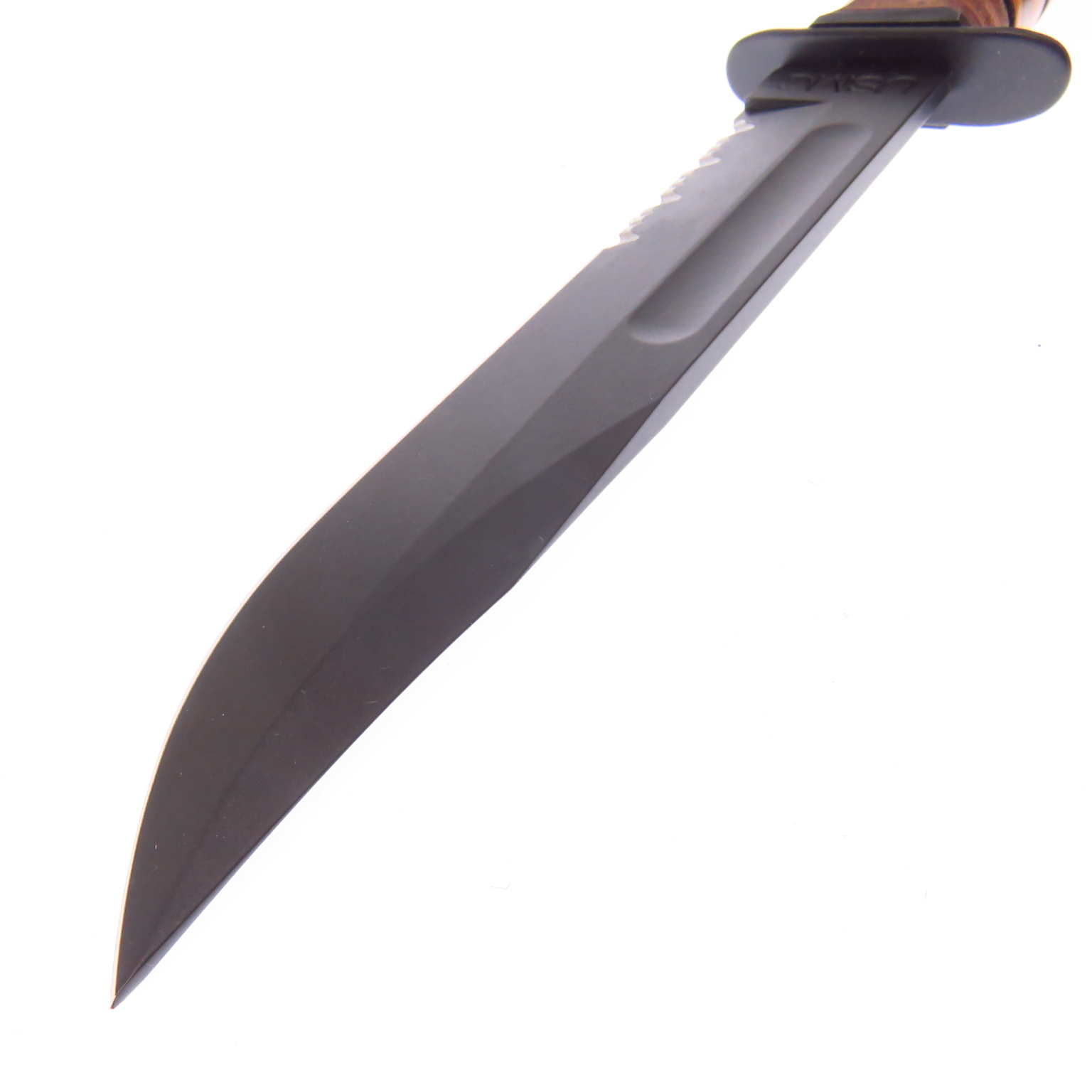 Ka1218 Kabar Usmc Full Combo Leather Alto Carbon Funda De Piel