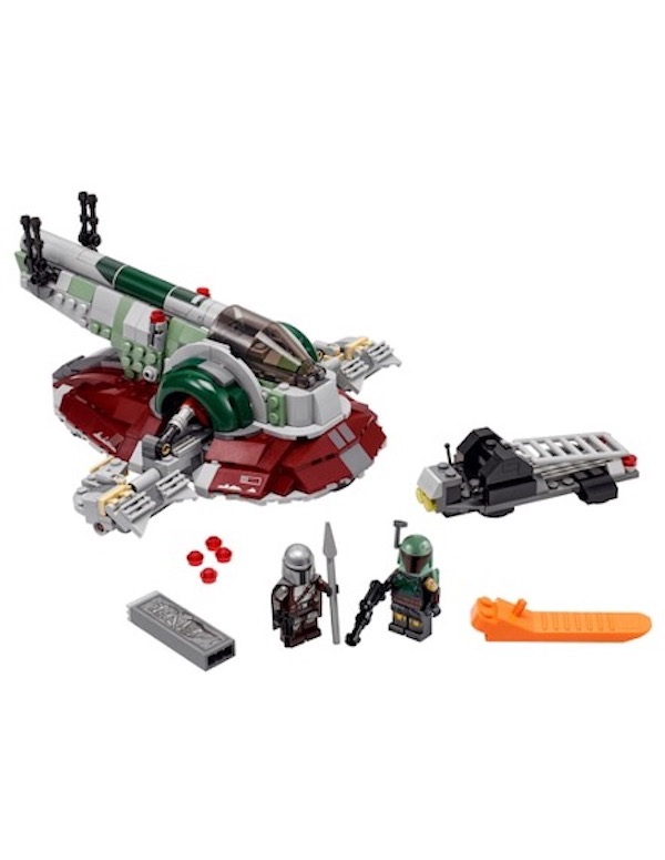 Lego Star Wars 75312 Nave Estelar Boba Fett, incluye mandalorian.