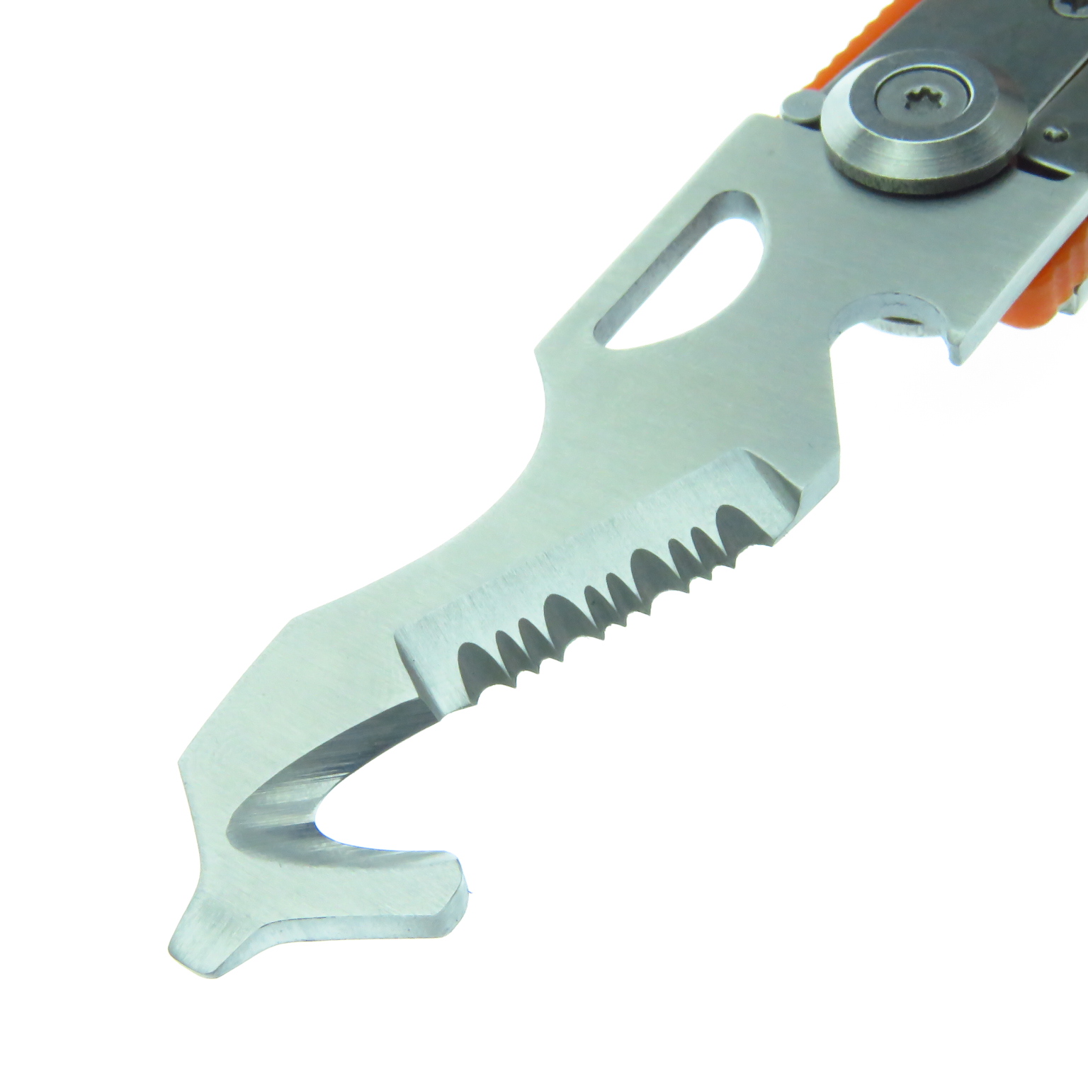 Mt1102Or Mtech Navaja Rescate Escalada Multiherramienta