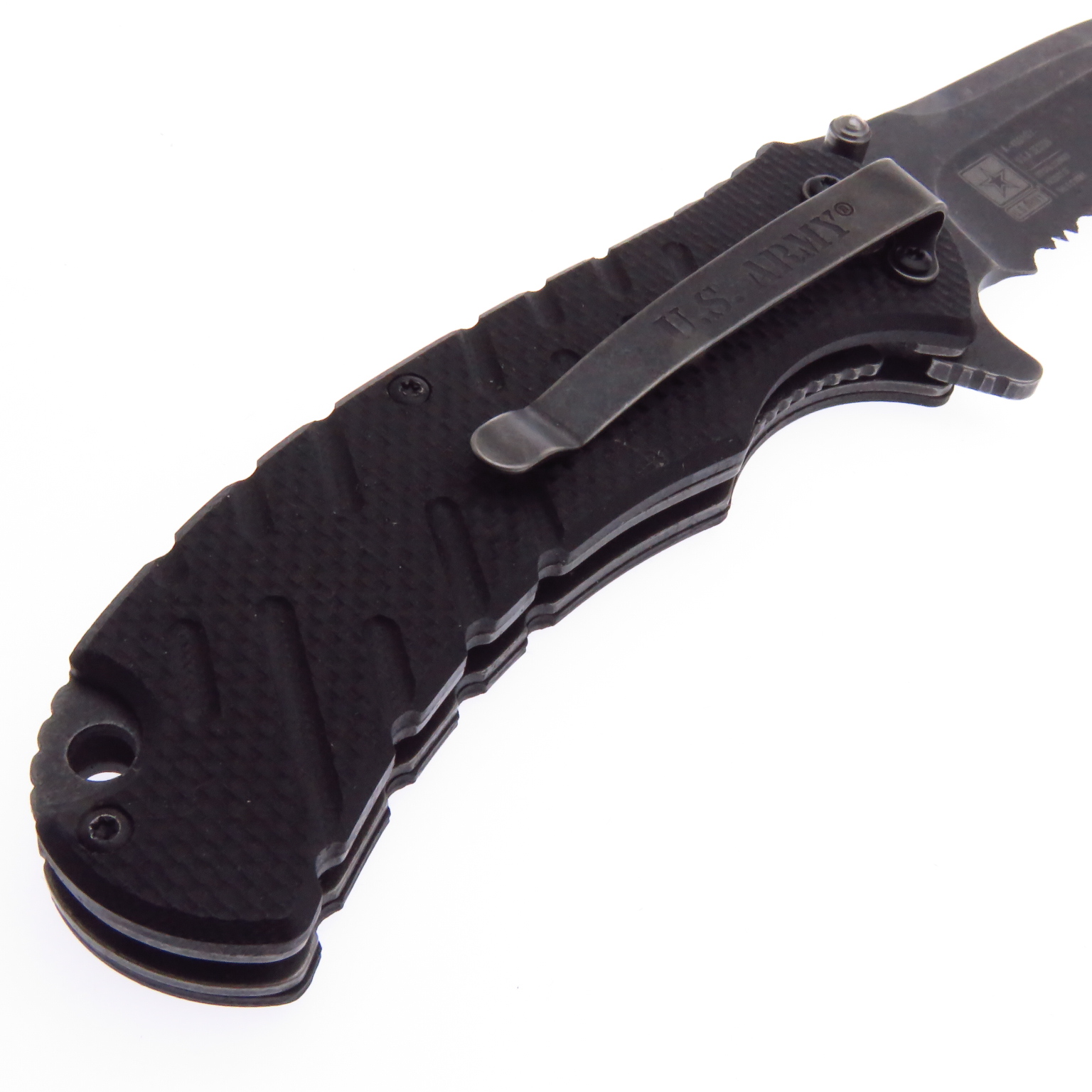 Usa4001Gy Us Army Combo Navaja Y Pluma Tactica Asistida