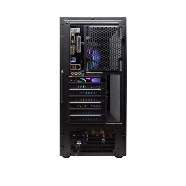 Gabinete Gaming Negro Computadora Cristal Templado Lateral PC Iluminado NA-0613 Filtro Aire Magnetico ATX
