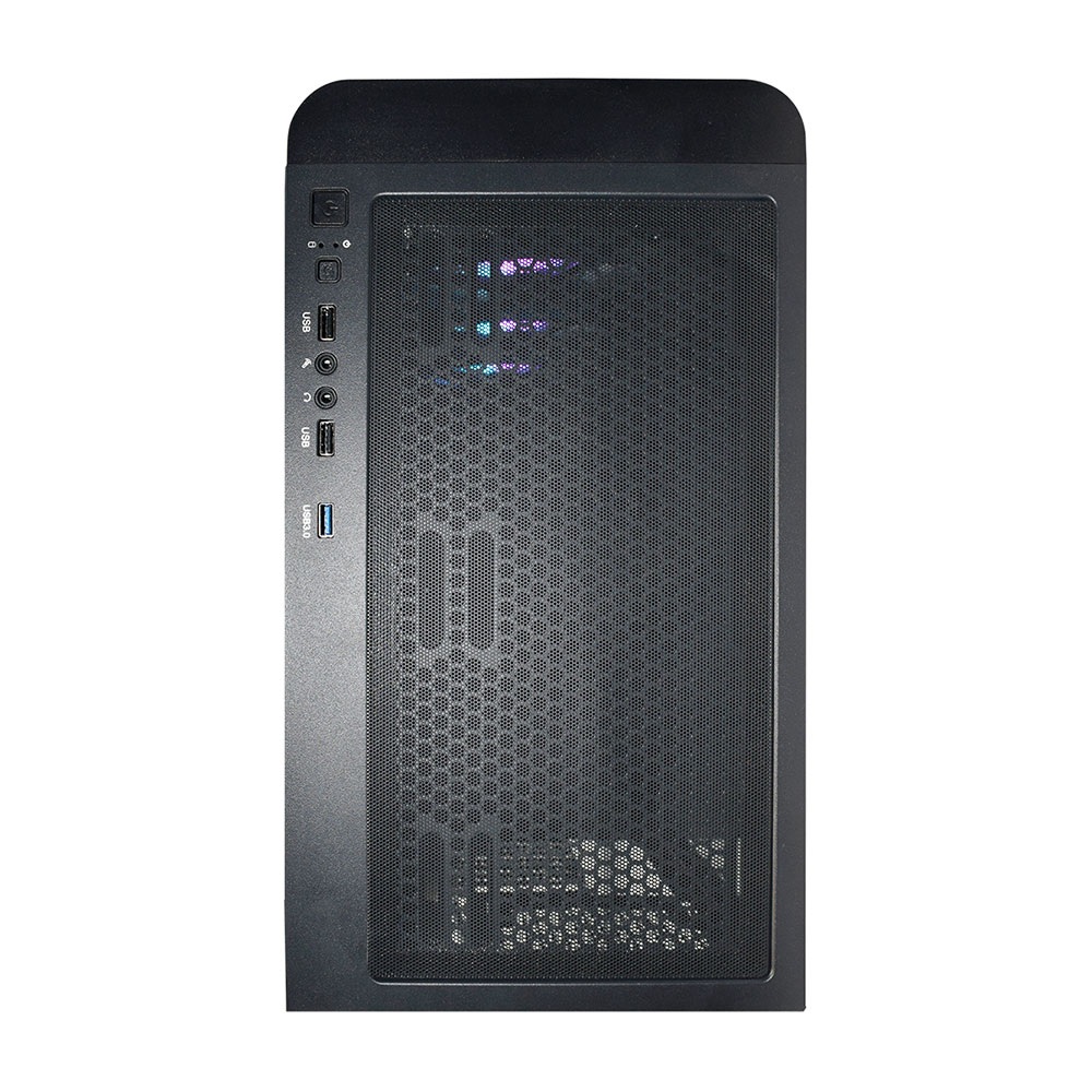 Gabinete Gaming Negro Computadora Cristal Templado Lateral PC Iluminado NA-0613 Filtro Aire Magnetico ATX