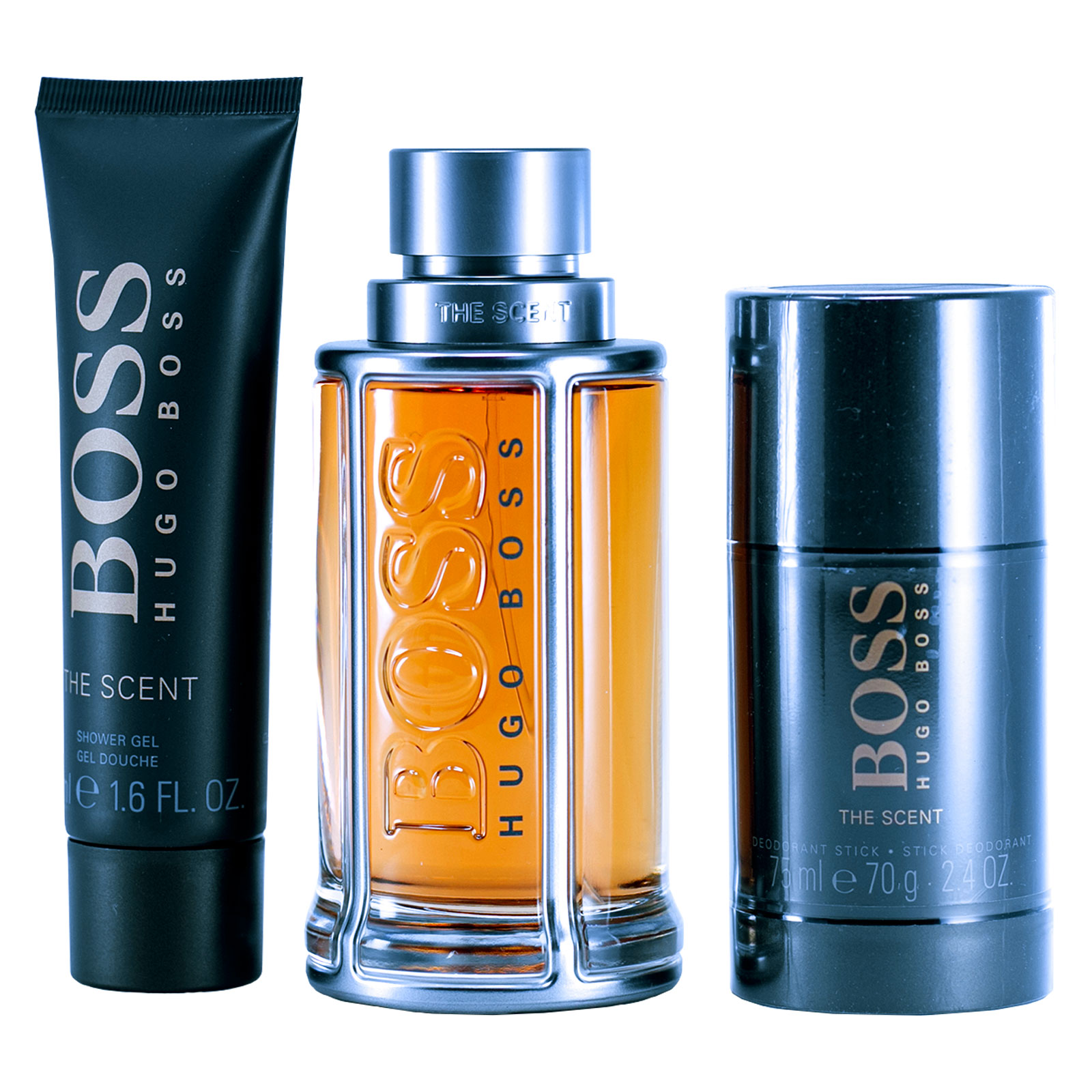 SET BOSS THE SCENT EDT 100ML + GEL CORPORAL 50 ML + DEO